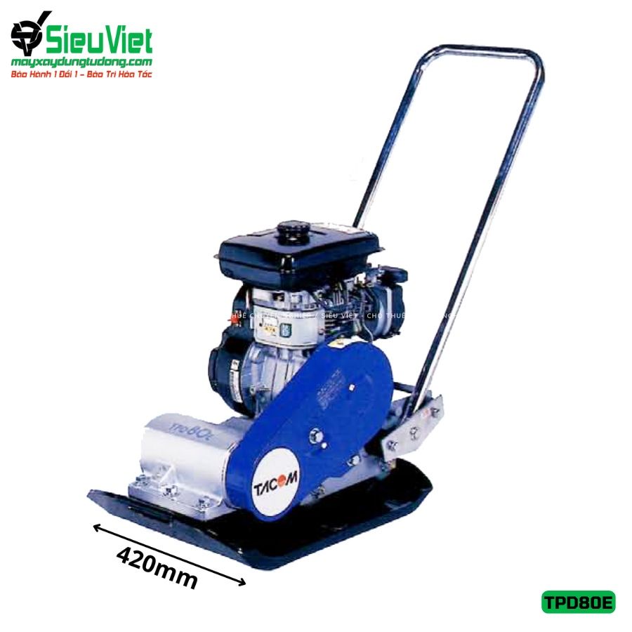 Máy đầm bàn TPD80E Tacom Nhật Bản - Chính hãng, giá tốt