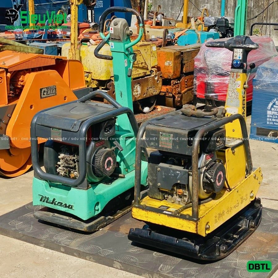 Thuê Ngày Máy đầm bàn thuỷ lực DBTL34 300-400Kg (Dầu Diesel)