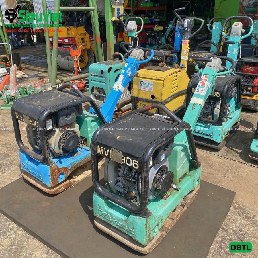 Thuê Tháng Máy đầm bàn thuỷ lực DBTL34 300-400Kg (Dầu Diesel)
