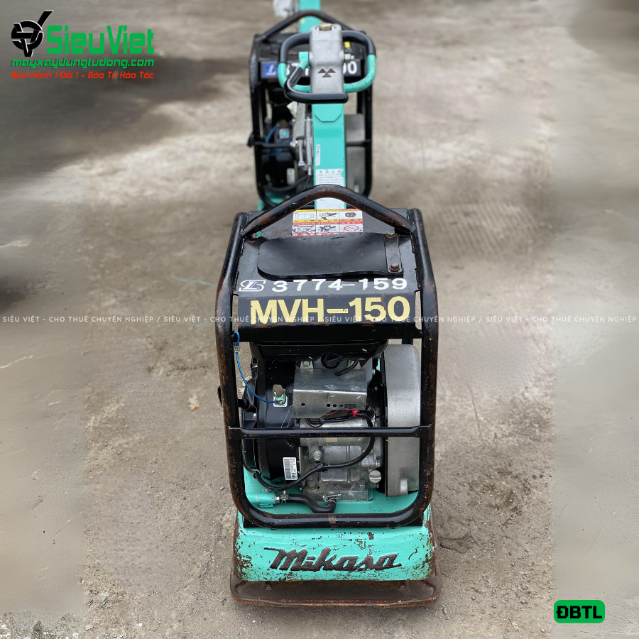 Thuê Tháng Máy đầm bàn thuỷ lực DBTL12 100-250kg (Xăng)