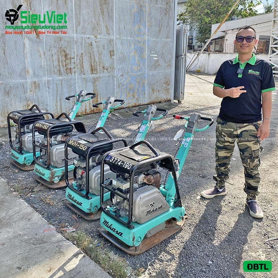 Thuê Tháng Máy đầm bàn thuỷ lực DBTL12 100-250kg (Xăng)