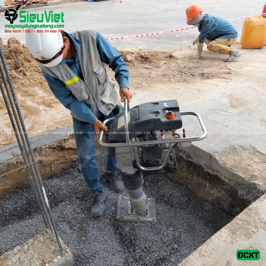 Thuê Ngày Máy đầm cóc DC6 55-65kg (Xăng)