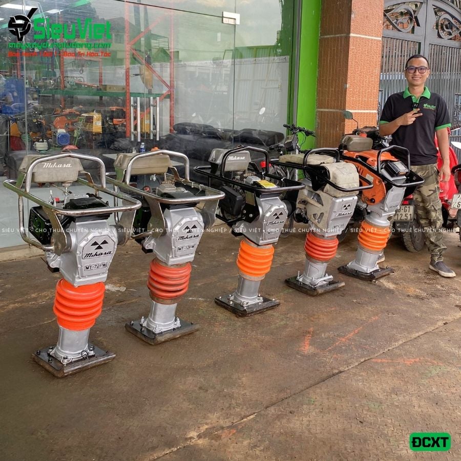 Thuê Ngày Máy đầm cóc DC6 55-65kg (Xăng)
