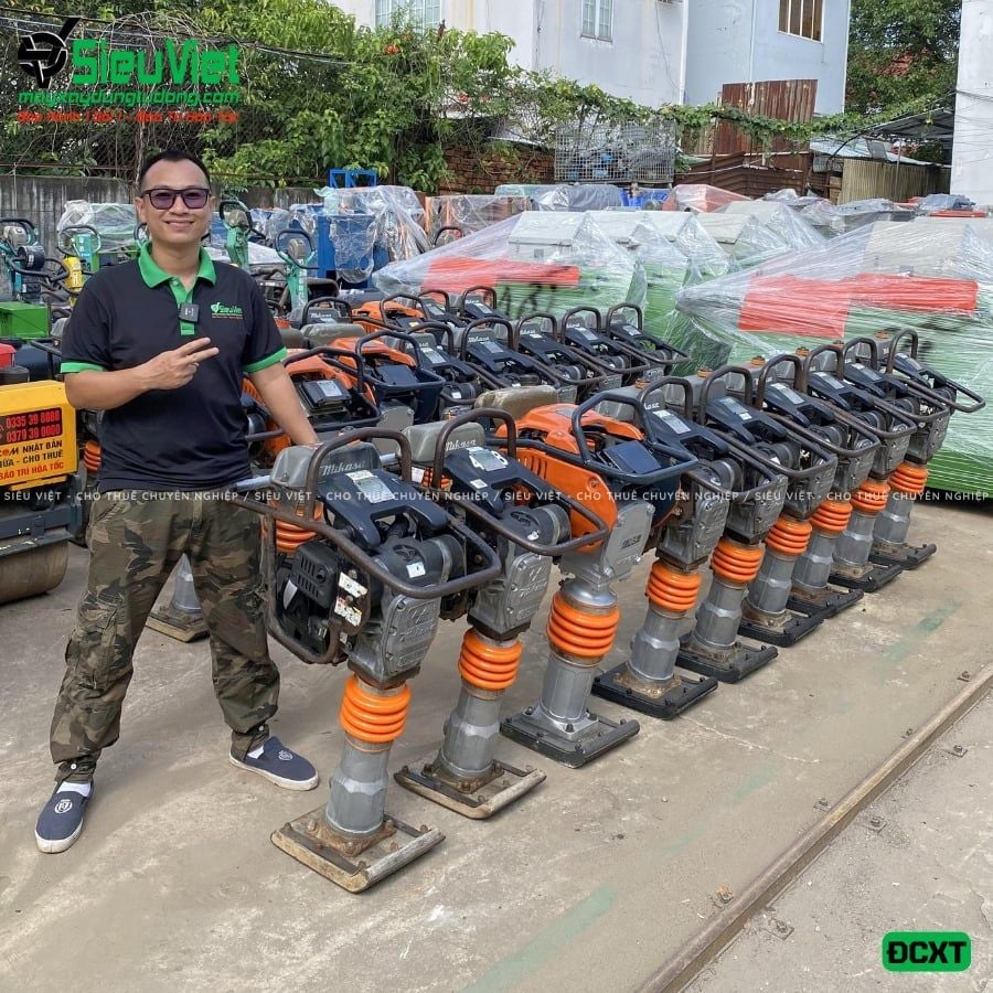 Thuê Ngày Máy đầm cóc DC6 55-65kg (Xăng)