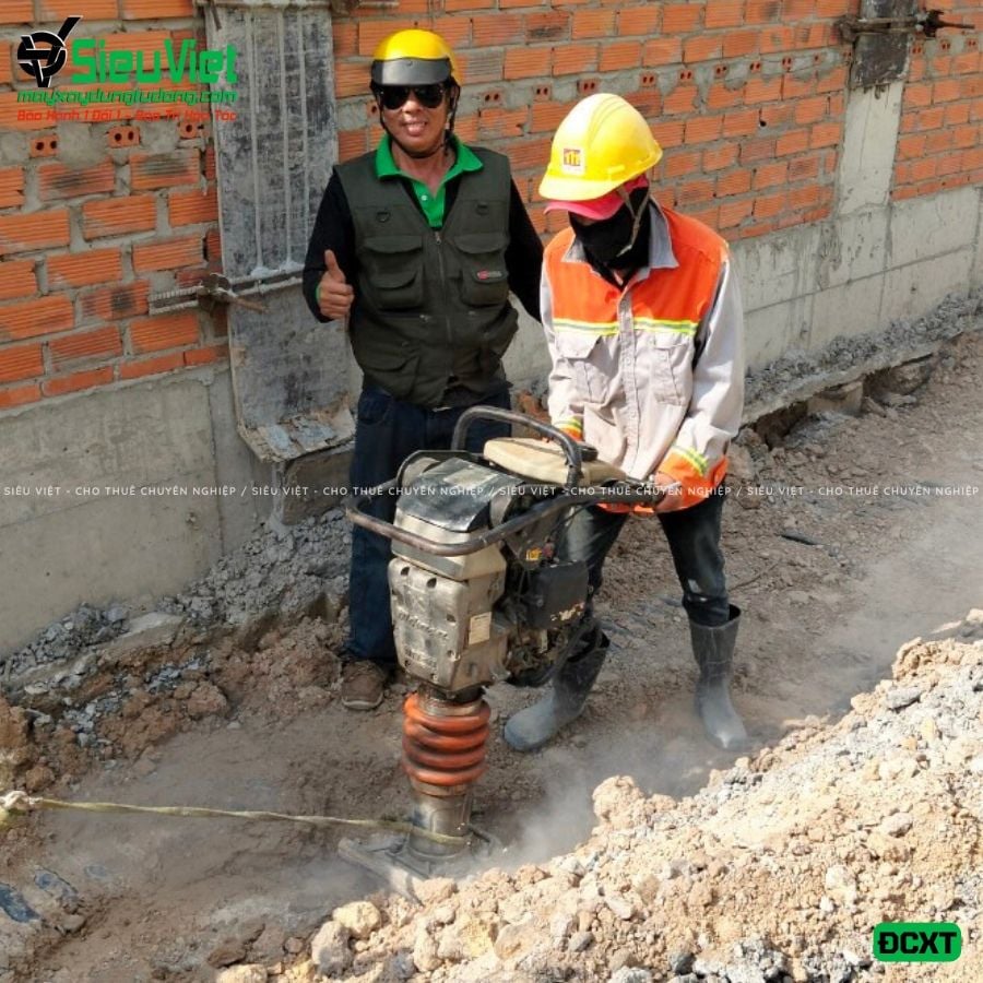 Thuê Ngày Máy đầm cóc DC6 55-65kg (Xăng)