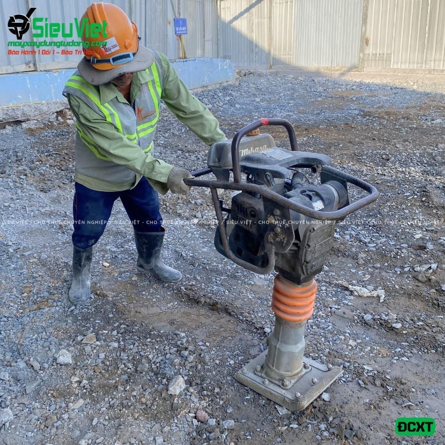 Thuê Ngày Máy đầm cóc DC6 55-65kg (Xăng)