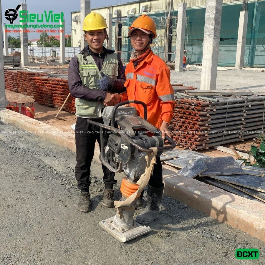 Thuê Ngày Máy đầm cóc DC6 55-65kg (Xăng)