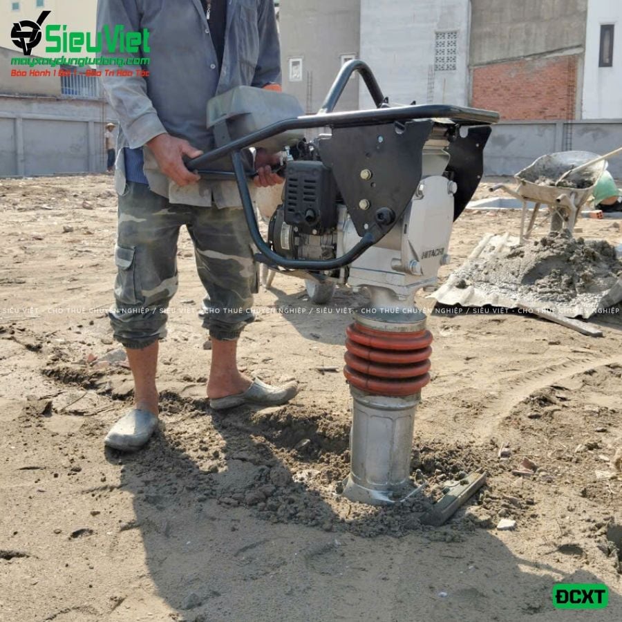 Thuê Ngày Máy đầm cóc DC6 55-65kg (Xăng)