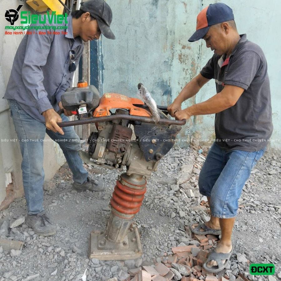 Thuê Ngày Máy đầm cóc DC6 55-65kg (Xăng)