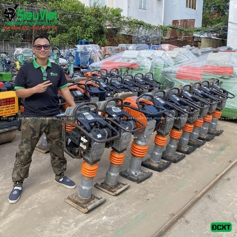 Thuê Tháng Máy đầm cóc 60kg - 70kg Nhật Bản (Động cơ xăng)
