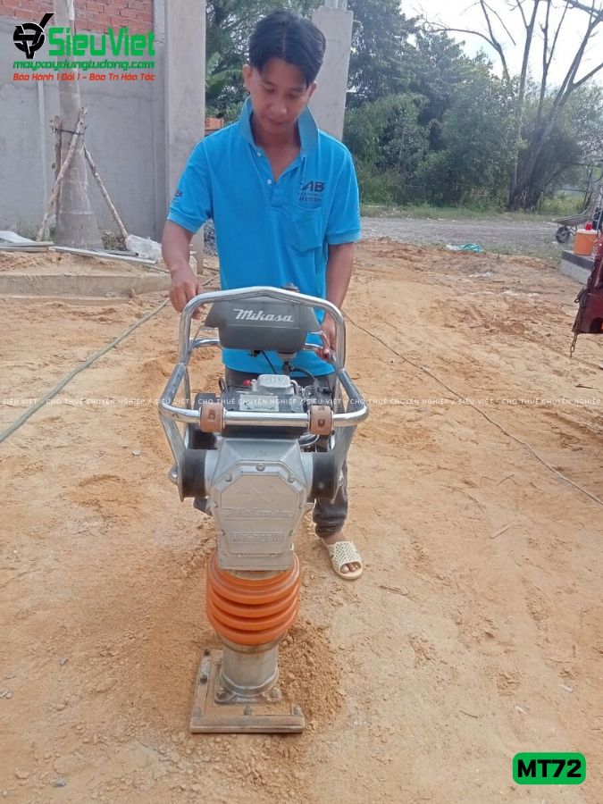 (Cũ) Máy đầm cóc 72-75Kg (ZV75R, MT72) Nhật Bản (Xăng)