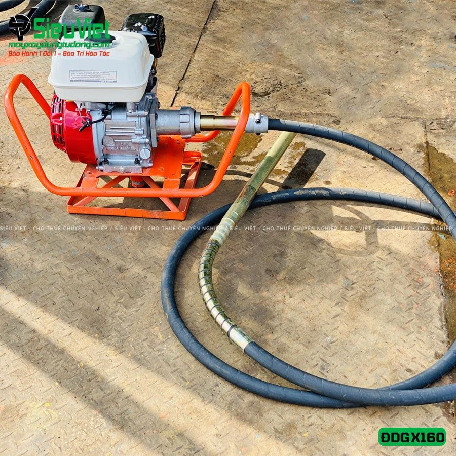 Động cơ đầm dùi xăng (Kèm khung xoay) GX160