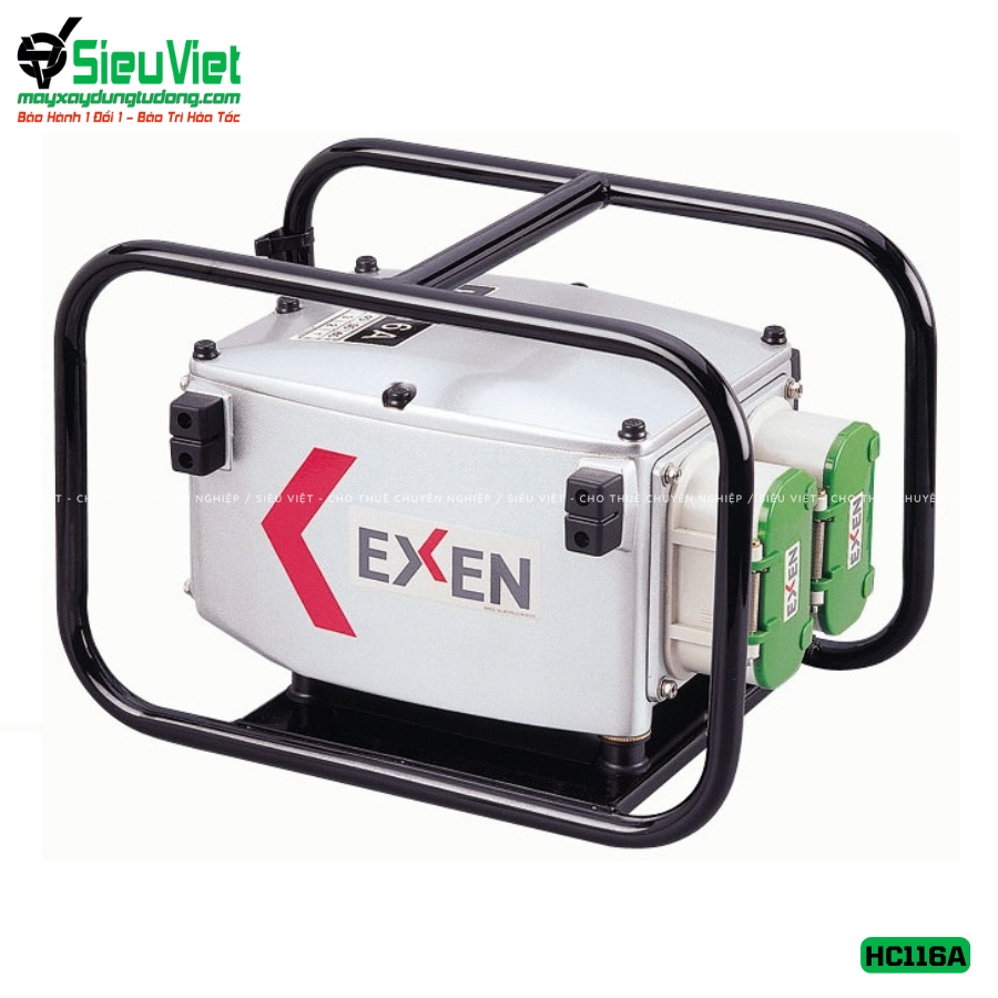 Máy đầm dùi biến tần 48V HC116A Exen Nhật Bản