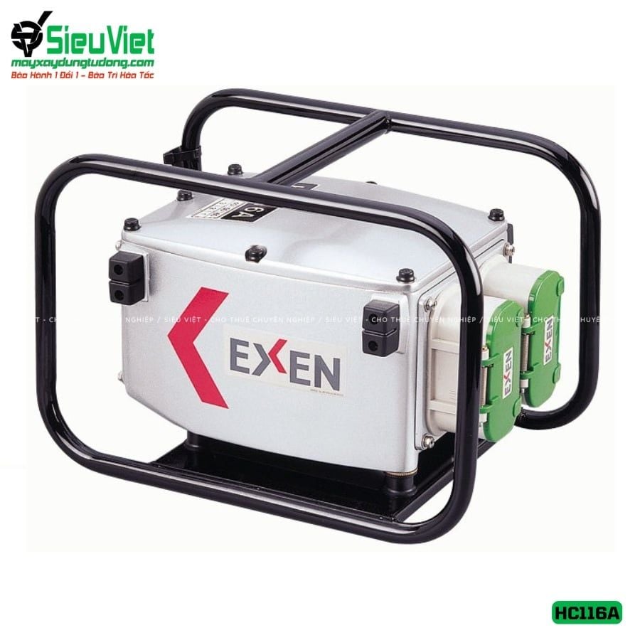 Máy đầm dùi biến tần 48V HC116A Exen Nhật Bản