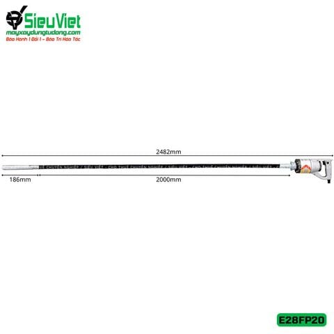 Máy đầm dùi cầm tay E28FP20 Exen Nhật Bản