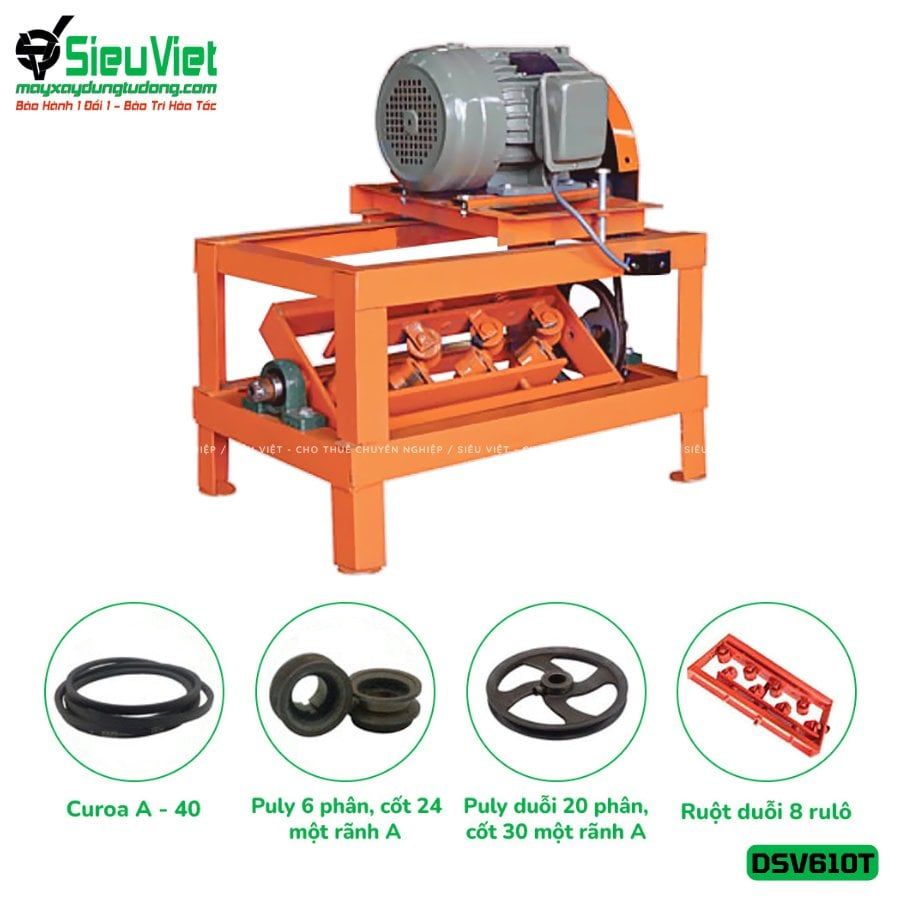 Máy duỗi sắt phi 6-10mm DSV610T