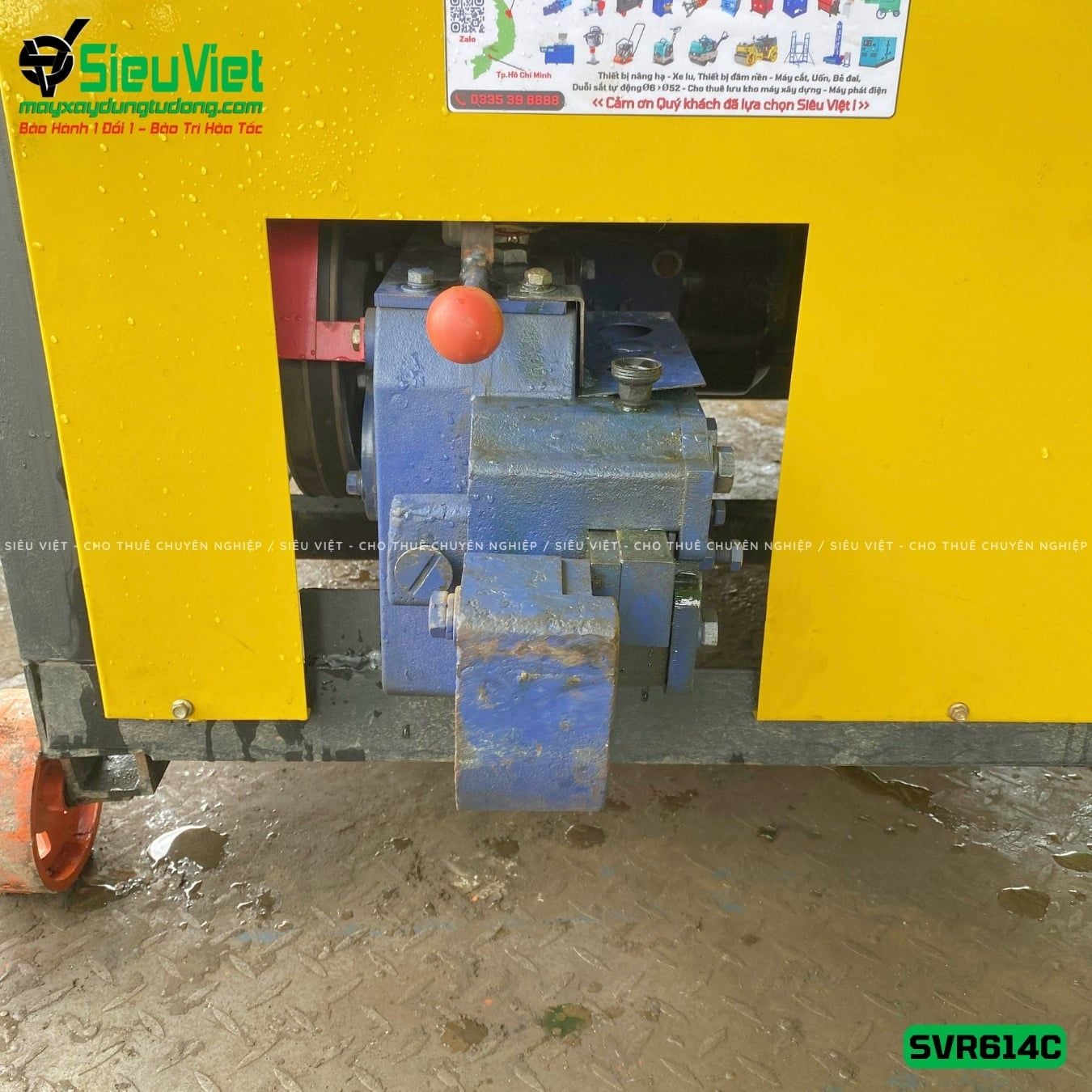 Máy duỗi sắt phế liệu phi 6-14 SVR614C (Điện 380v, 3 Pha)