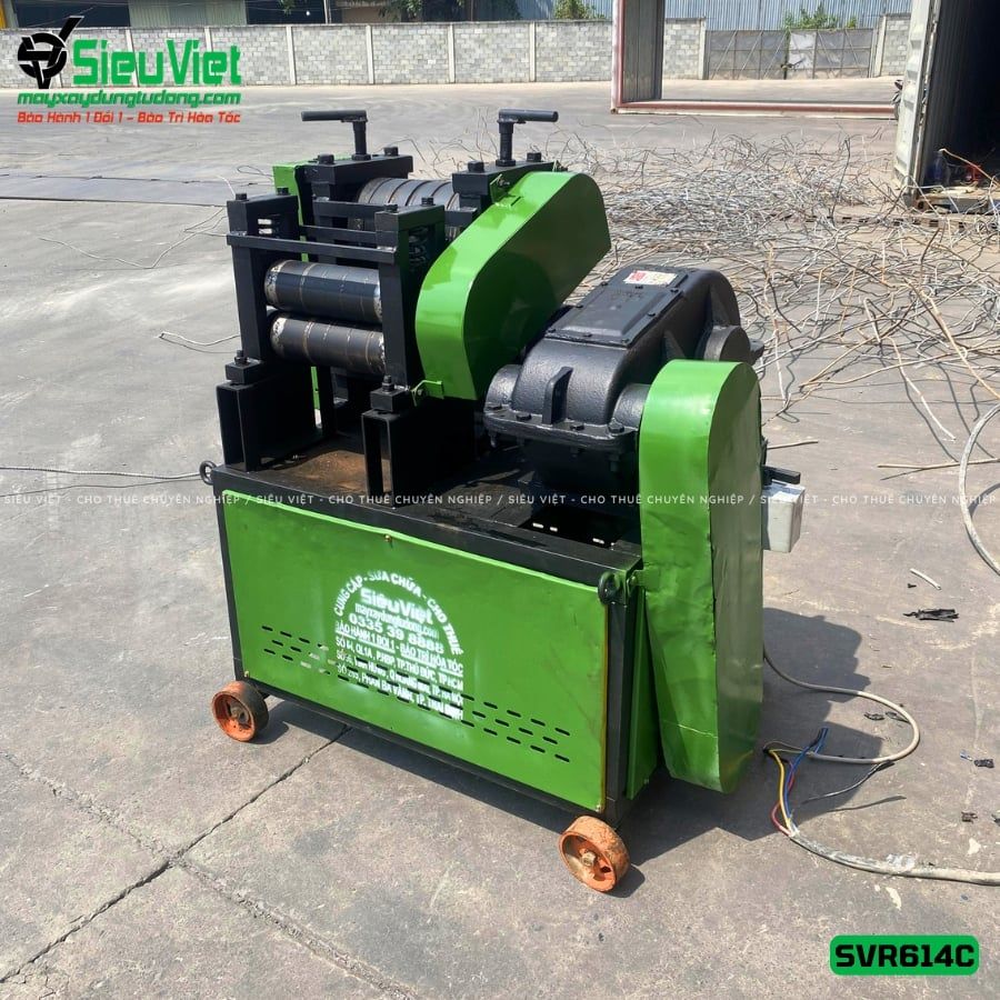 Máy duỗi sắt phế liệu phi 6-14 SVR614C (Điện 380v, 3 Pha)