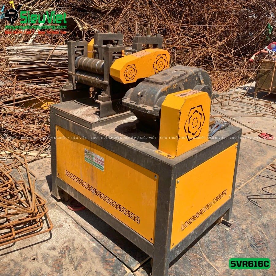 Máy duỗi sắt phế liệu phi 6-16 SVR616C (Điện 380v, 3 Pha)