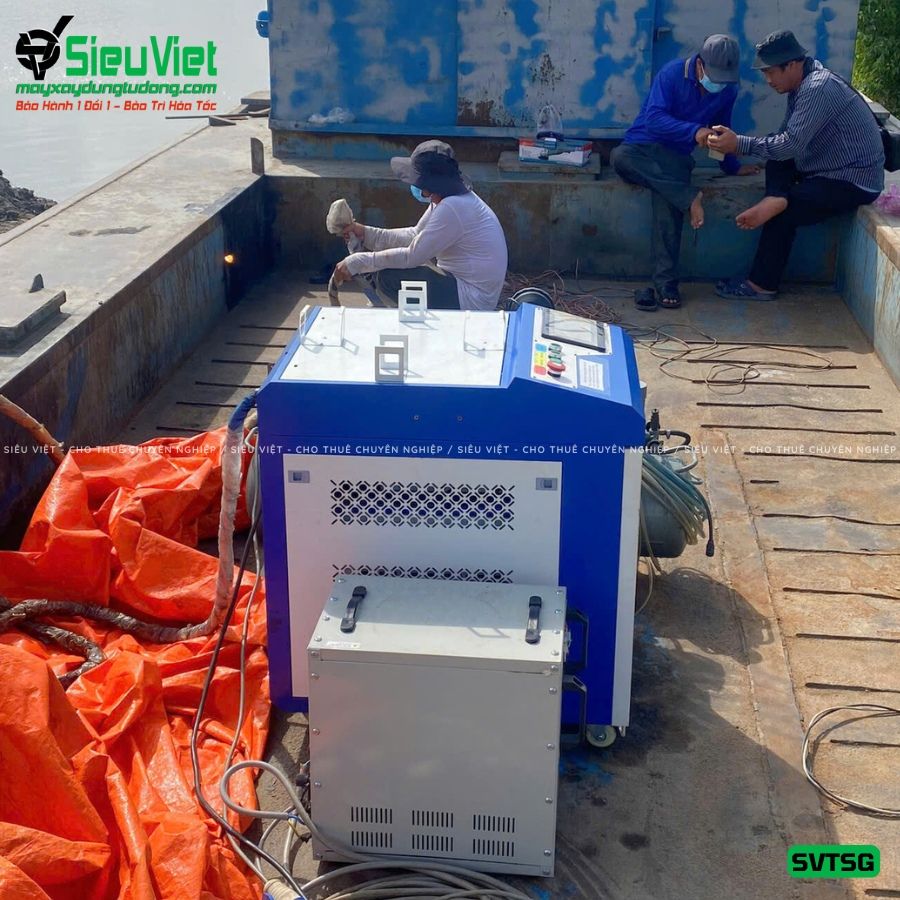 Thuê Tháng Máy laser tẩy gỉ sắt SVTGS - Công suất 1500-3000W