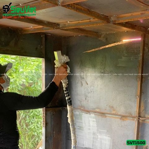 Máy laser tẩy gỉ sắt SVT1500, Công suất 1500W - Điện 220V, Dân dụng