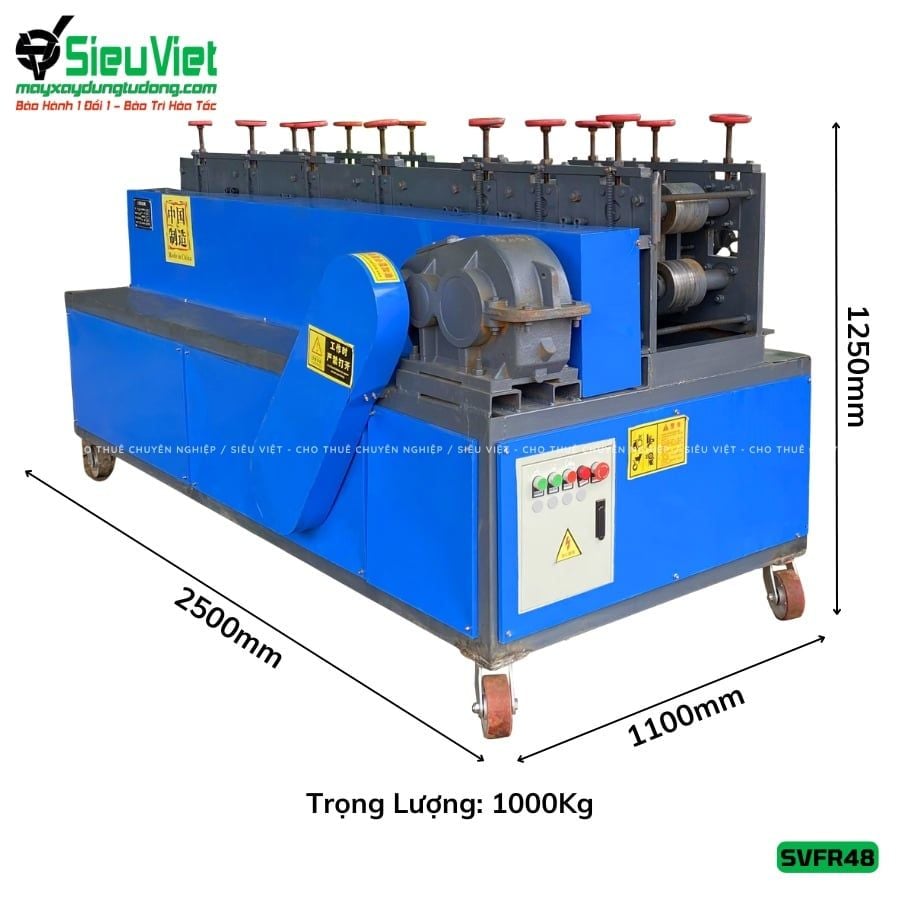 Thuê Tháng Máy nắn sắt hộp SVFR48 - Điện 380V, 3 pha