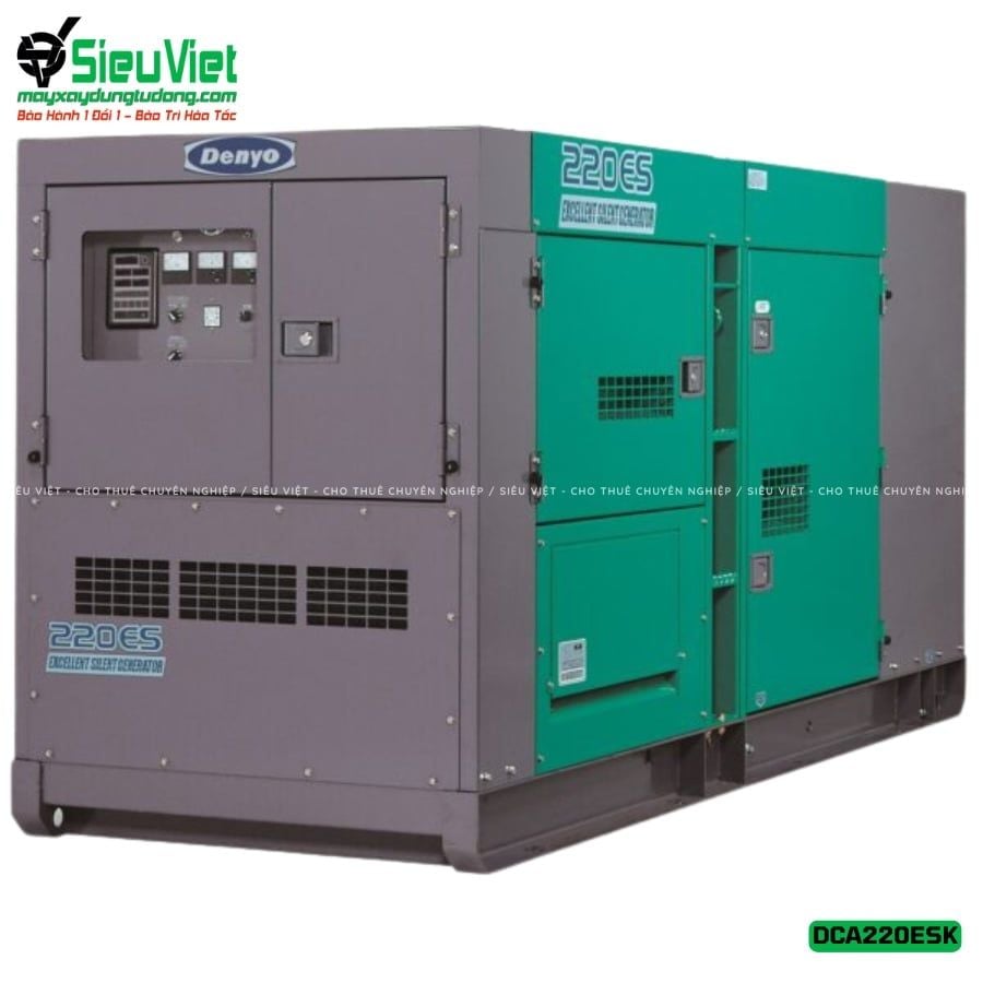 Thuê Tháng Máy phát điện 200kVA DCA220ESK - Động cơ Diesel