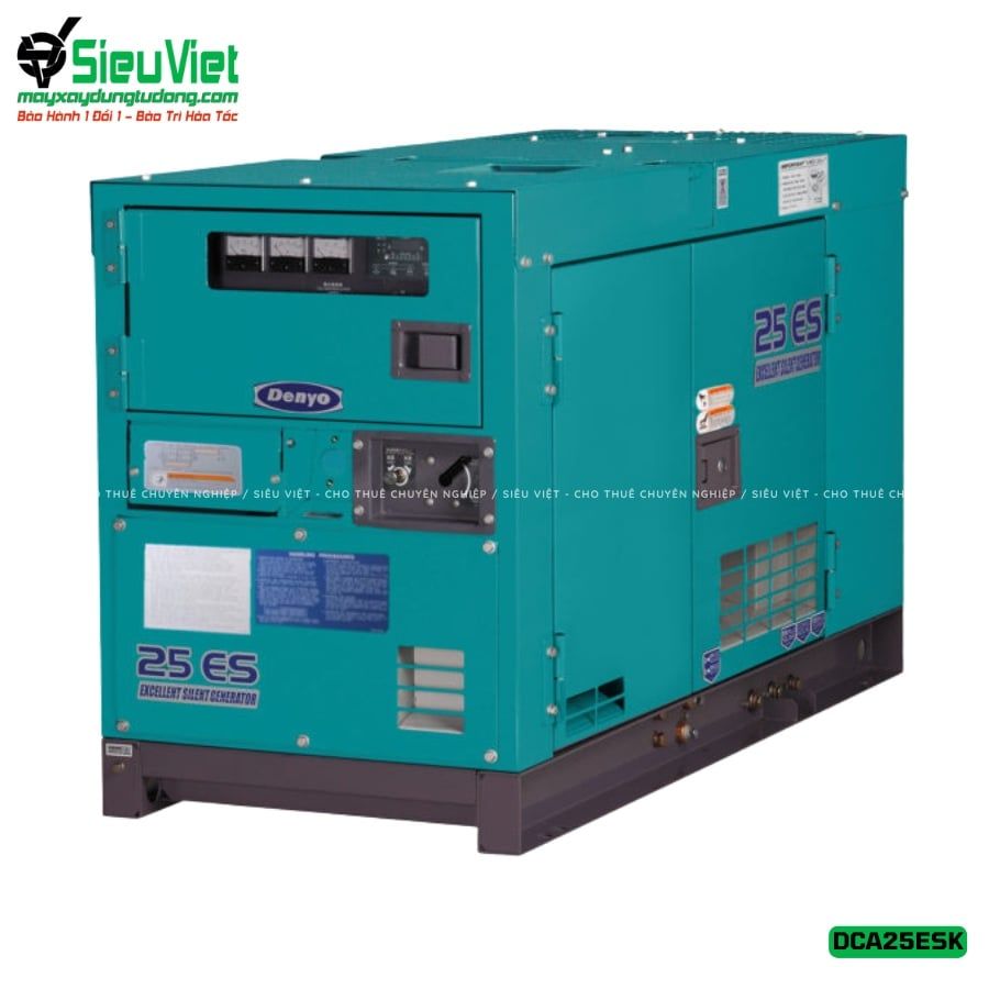 Thuê Ngày Máy phát điện 20kVA DCA25ESK - Động cơ Diesel