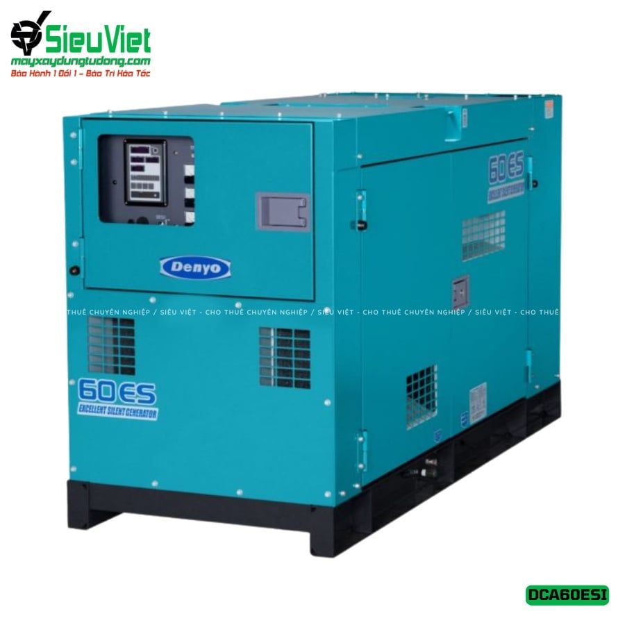 Thuê Ngày Máy phát điện 50kVA DCA60ESI - Động cơ Diesel