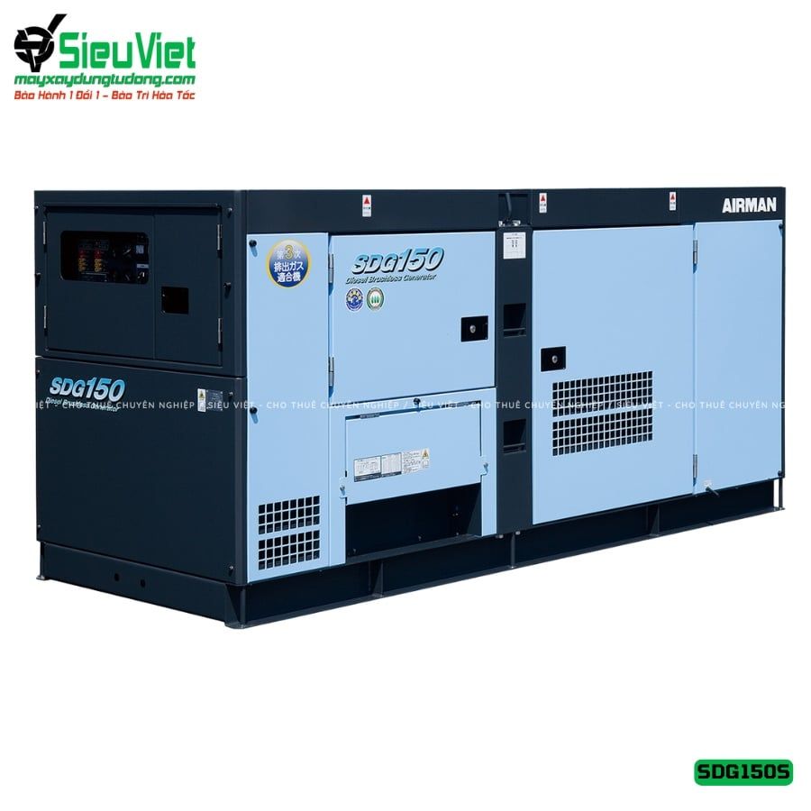 Thuê Tháng Máy phát điện 125kVA SDG150S - Động cơ Diesel