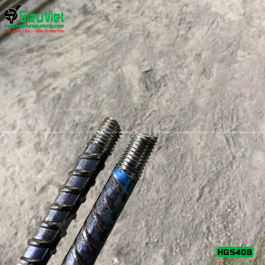 Máy tiện ren HGS40B Trung Quốc - Điện 380V, 3 Pha