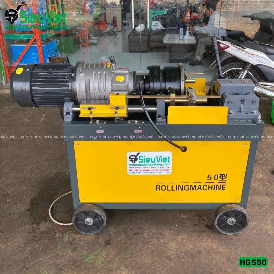 Máy tiện ren HGS50 Trung Quốc - Điện 380V, 3 Pha