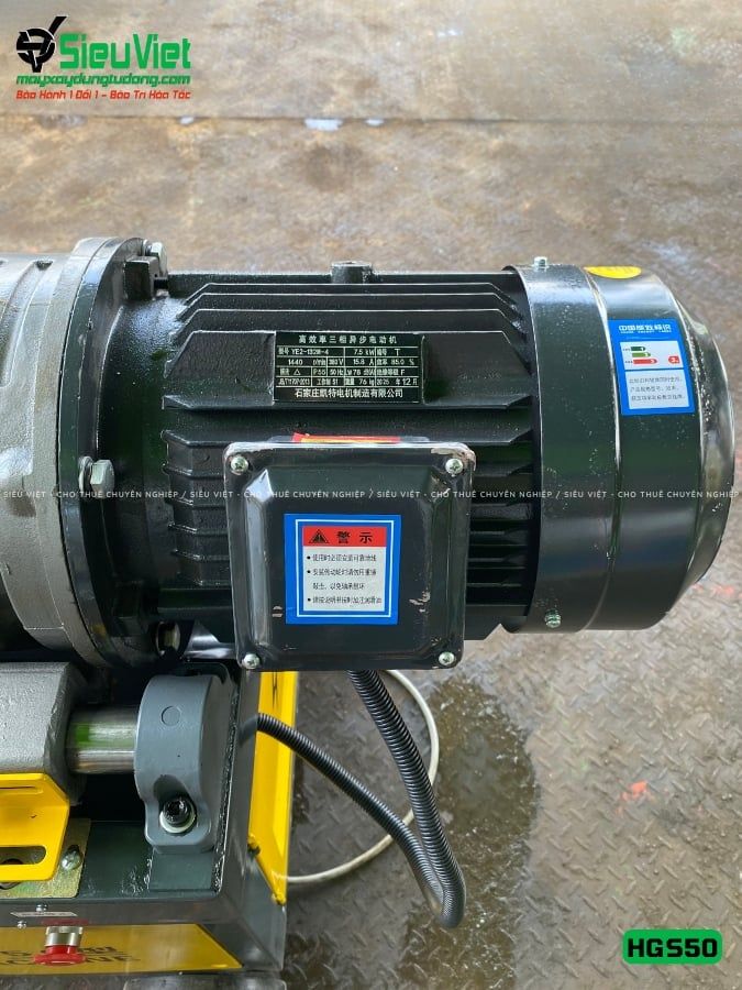 Máy tiện ren HGS50 Trung Quốc - Điện 380V, 3 Pha