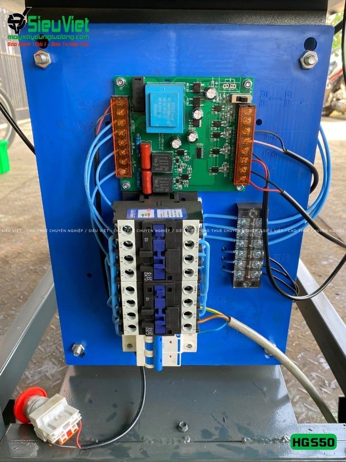 Máy tiện ren HGS50 Trung Quốc - Điện 380V, 3 Pha