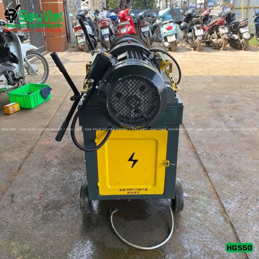 Máy tiện ren HGS50 Trung Quốc - Điện 380V, 3 Pha