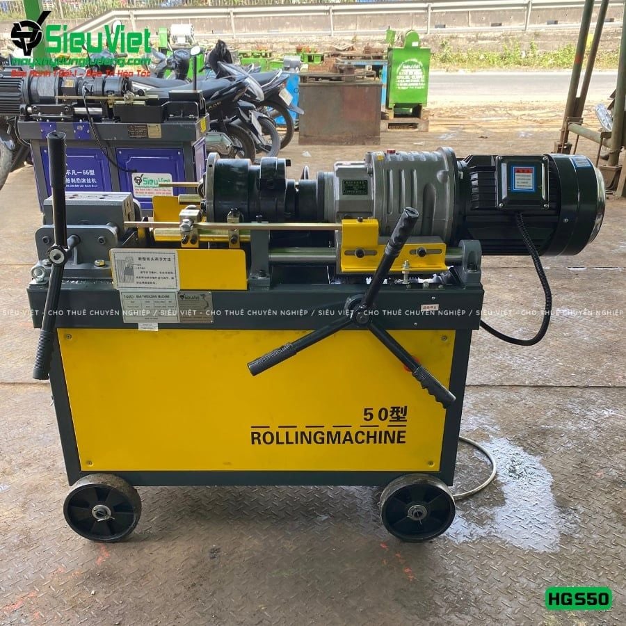 Máy tiện ren HGS50 Trung Quốc - Điện 380V, 3 Pha