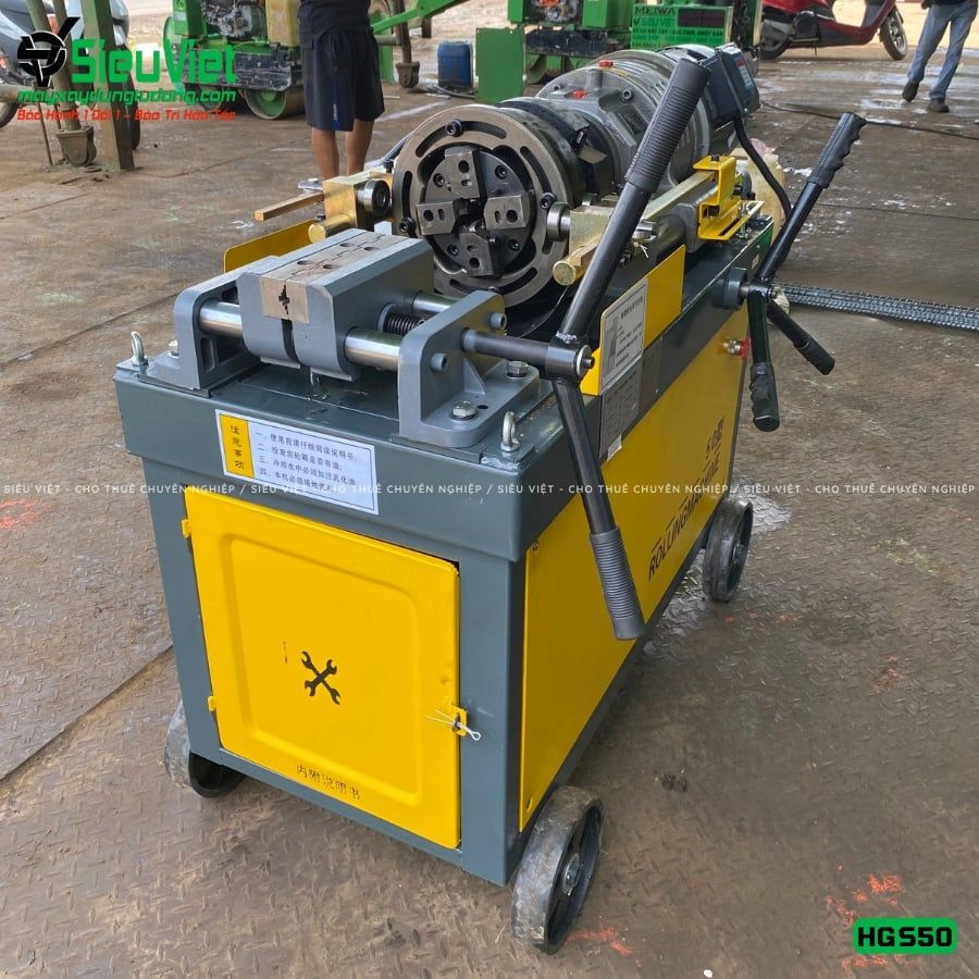 Máy tiện ren HGS50 Trung Quốc - Điện 380V, 3 Pha