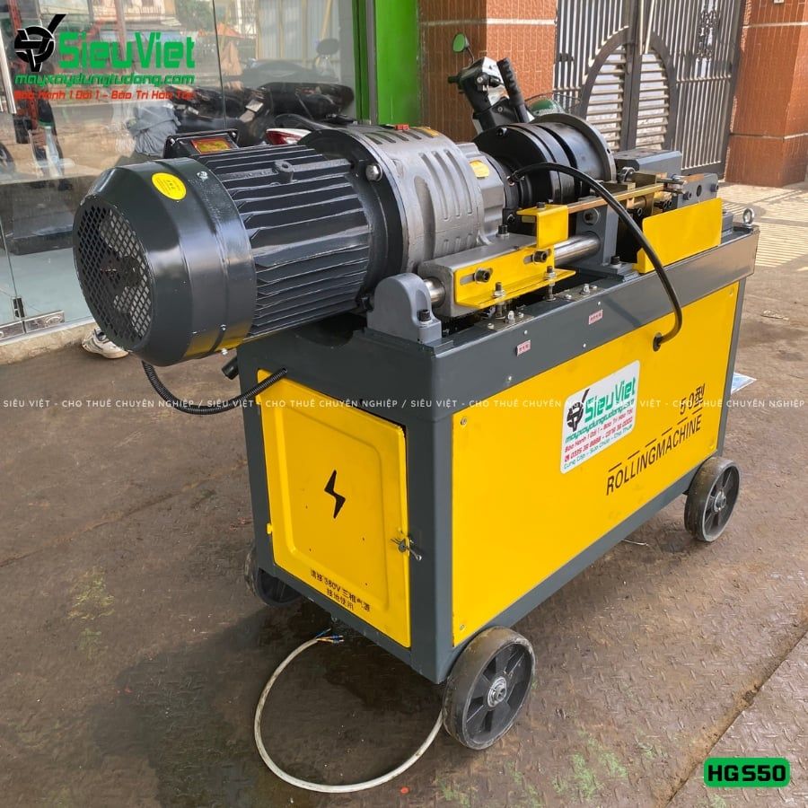 Máy tiện ren HGS50 Trung Quốc - Điện 380V, 3 Pha