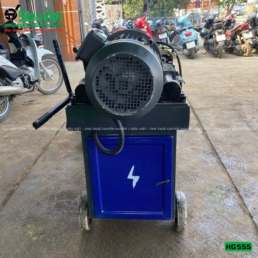 Máy tiện ren HGS55 Trung Quốc - Điện 380V, 3 Pha
