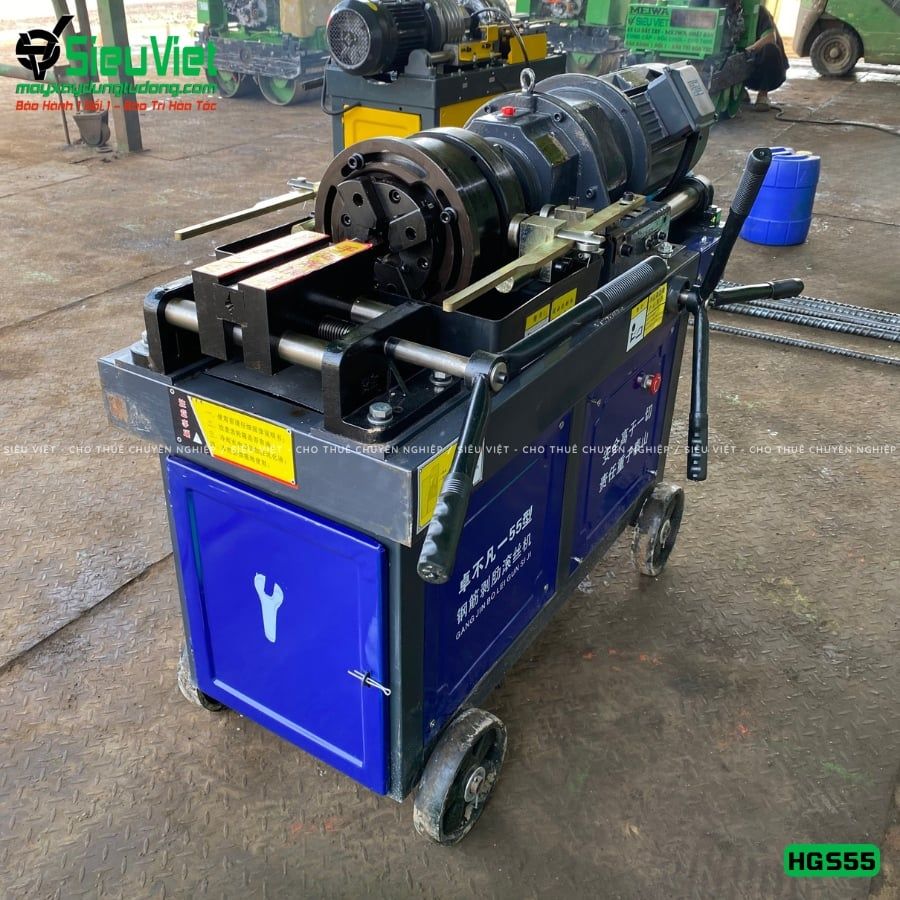 Máy tiện ren HGS55 Trung Quốc - Điện 380V, 3 Pha