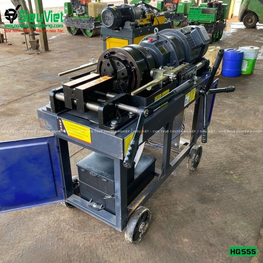Máy tiện ren HGS55 Trung Quốc - Điện 380V, 3 Pha