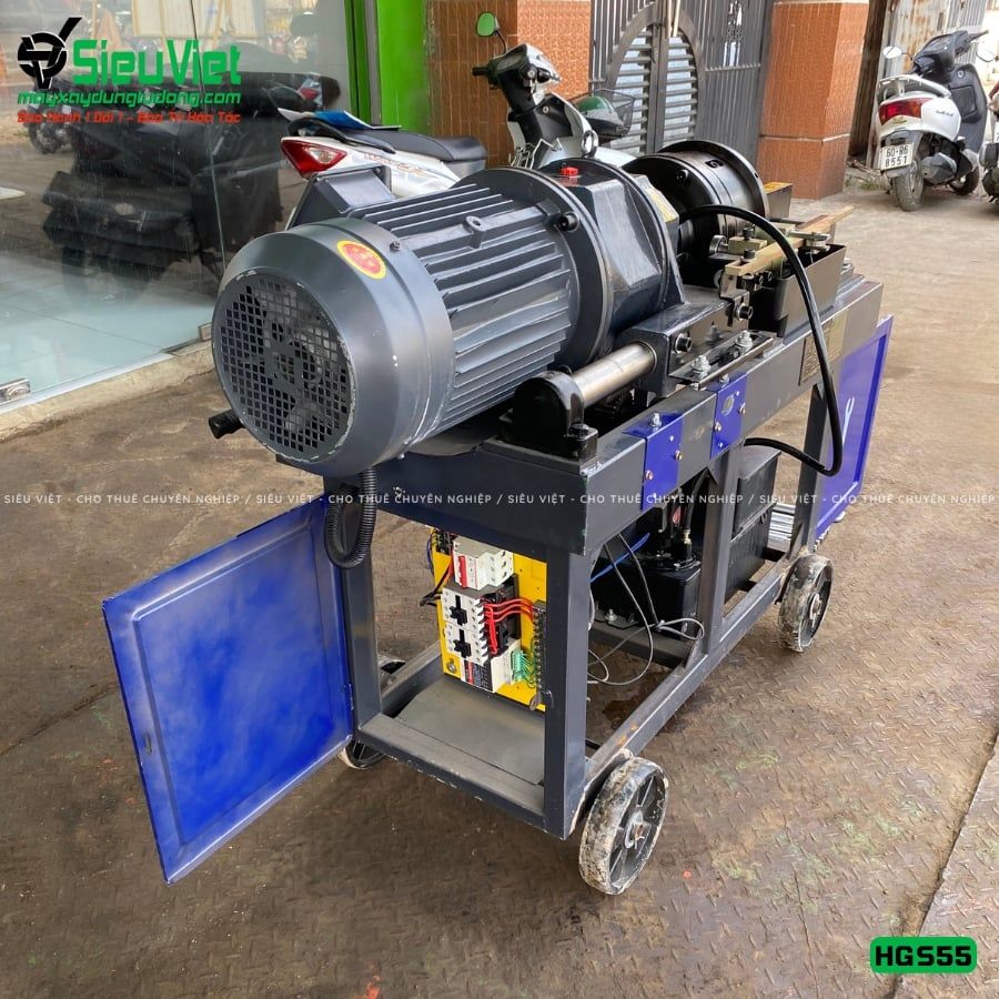 Máy tiện ren HGS55 Trung Quốc - Điện 380V, 3 Pha