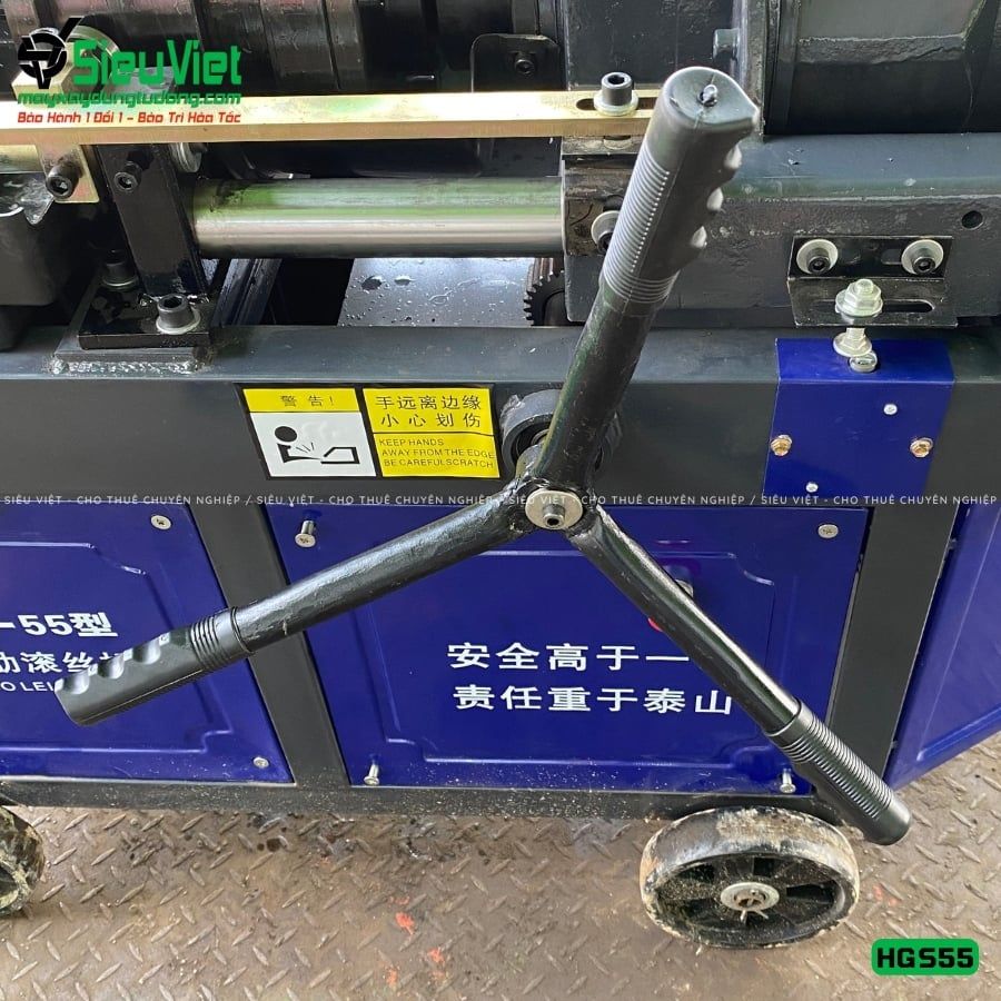 Máy tiện ren HGS55 Trung Quốc - Điện 380V, 3 Pha