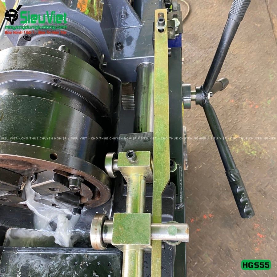 Máy tiện ren HGS55 Trung Quốc - Điện 380V, 3 Pha