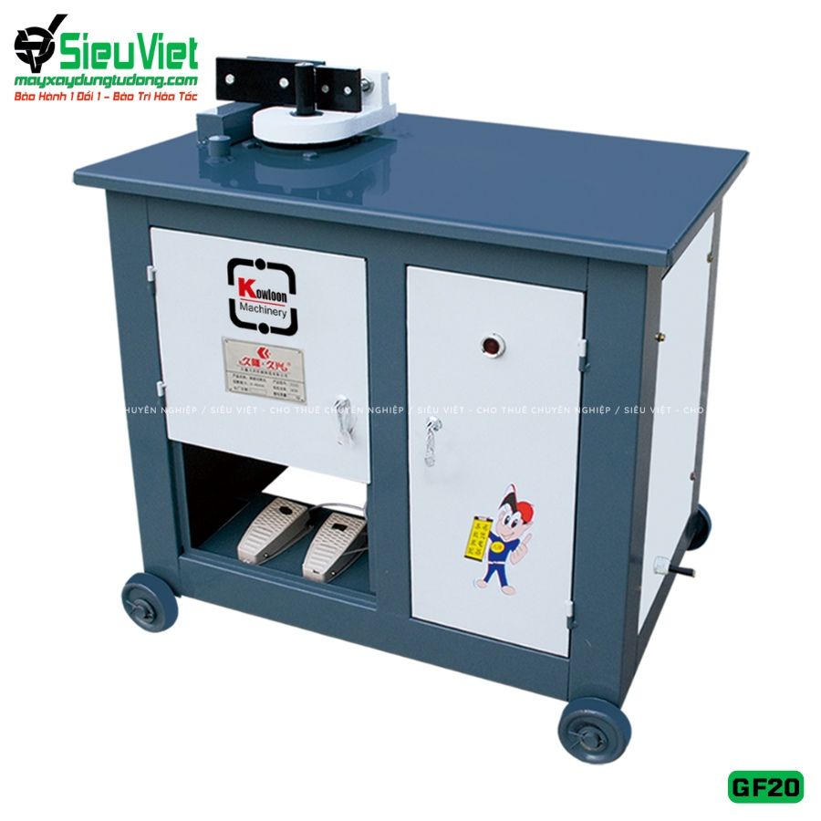 Máy uốn đai sắt GF20 Kowloon Trung Quốc - Điện 380v, 3 pha