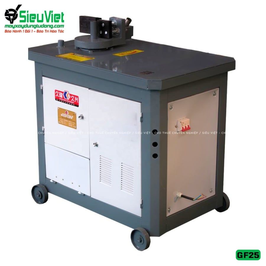 Máy uốn đai sắt GF25 Kowloon Trung Quốc - Điện 380V, 3 Pha