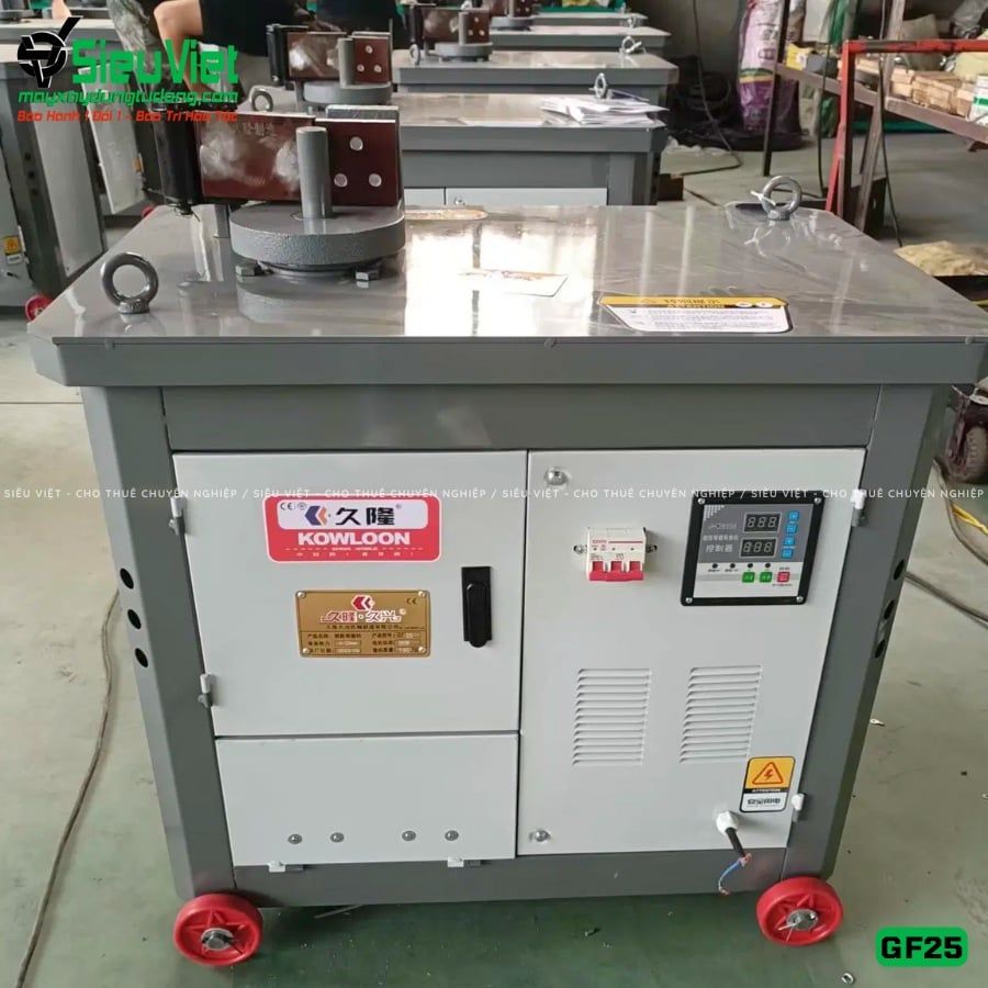 Máy uốn đai sắt GF25 Kowloon Trung Quốc - Điện 380V, 3 Pha