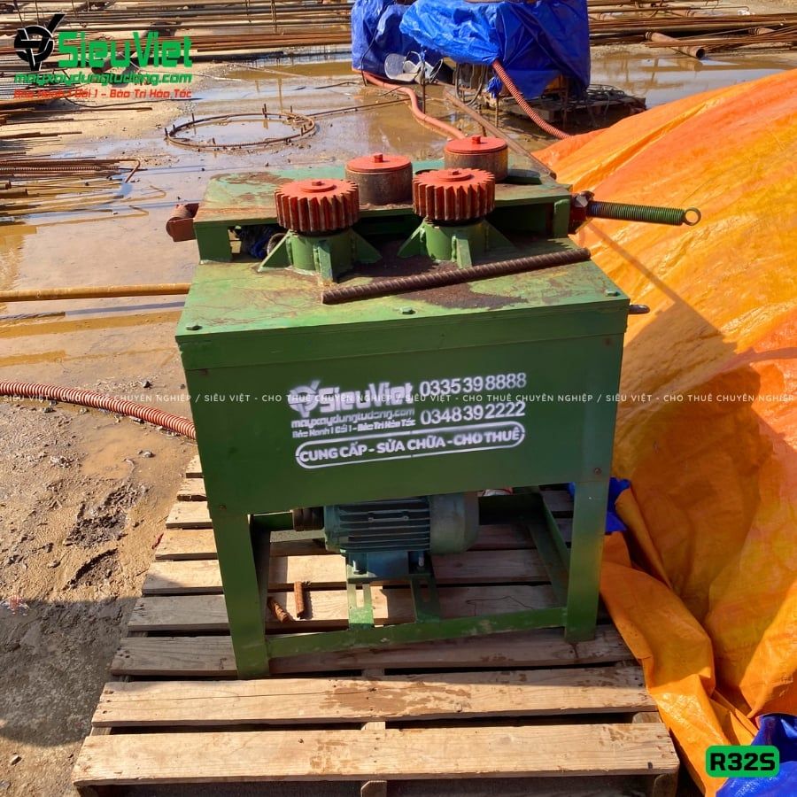 Máy uốn đai tròn phi 28 R32S Việt Nam - Điện 380v, 3 Pha