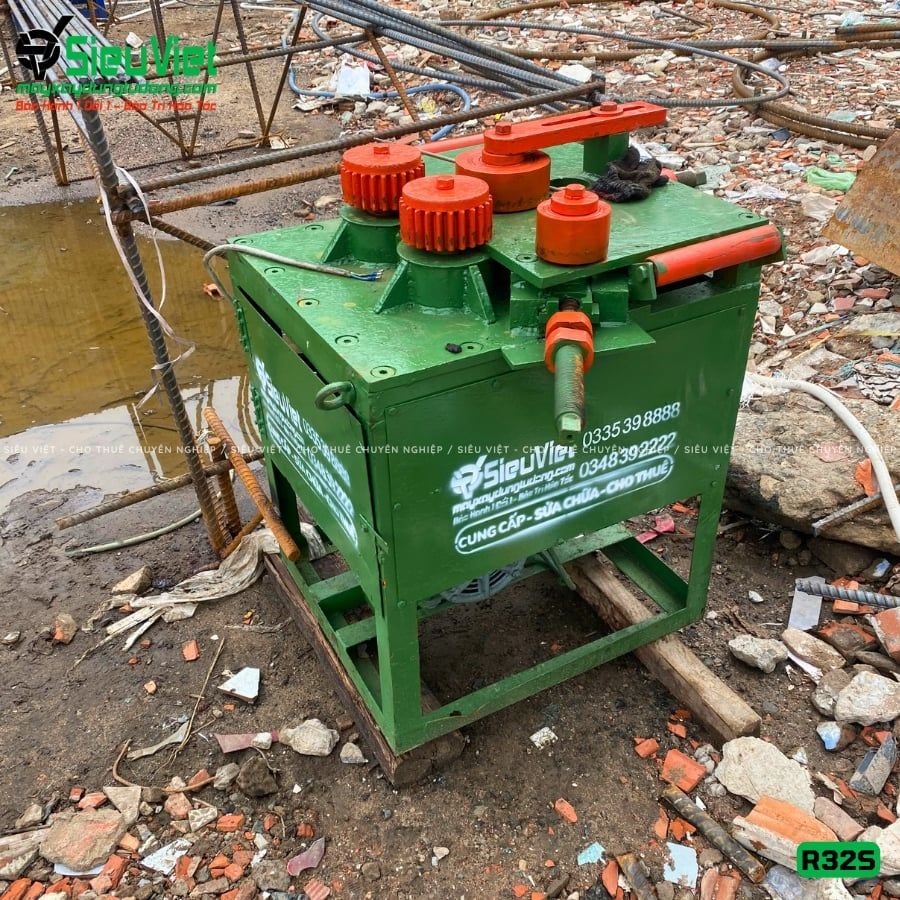 Máy uốn đai tròn phi 28 R32S Việt Nam - Điện 380v, 3 Pha