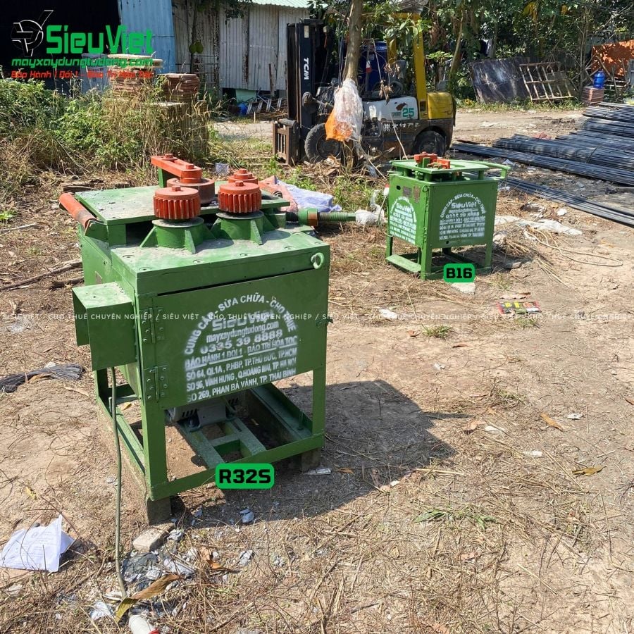 Máy uốn đai tròn phi 28 R32S Việt Nam - Điện 380v, 3 Pha